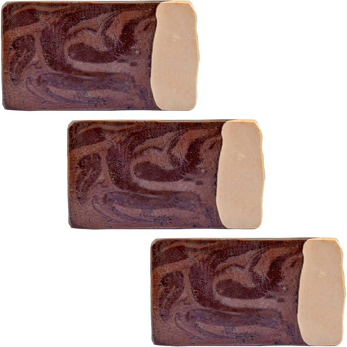 Luxiny Natural Soap Bar, Handmade Body Soap and Bath Soap Bar is a Palm Oil Free Moisturizing Vegan Castile Soap with Fragrance Oils for All Skin Types (Hazelnut Cappuccino- 3 pack) - Image 1